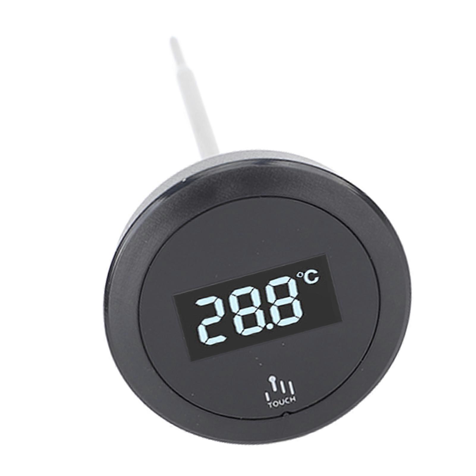 Digital Touch Screen Thermometer IP65 Waterproof Thermometer with Stainless Steel Probe Backlight for Coffee Milk Pot Kettle Temperature Measurement