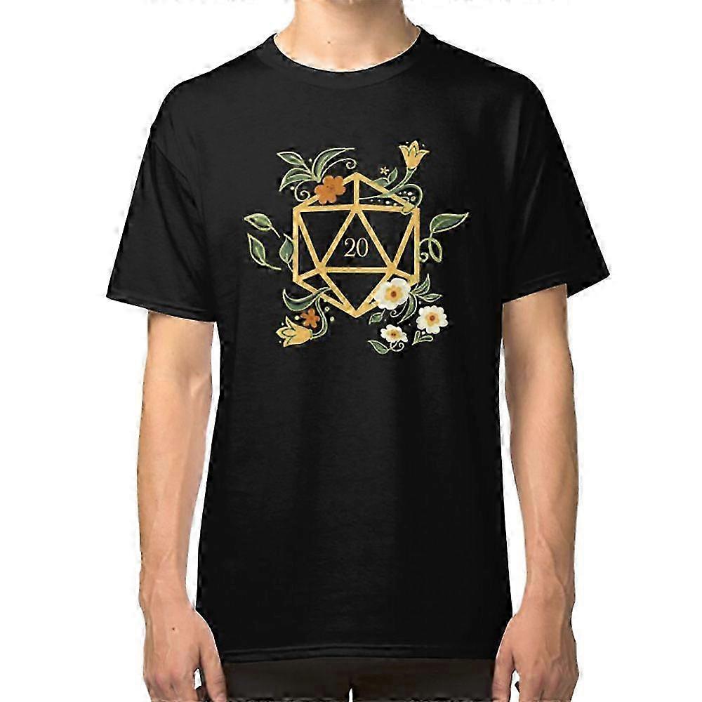 Plant Lovers Polyhedral D20 Dice Tabletop Rpg T-shirt