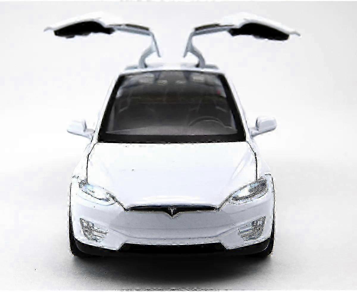 2024,car Model Tesla Model X Suv Alloy Simulation Toy,kids Gift WG 0403