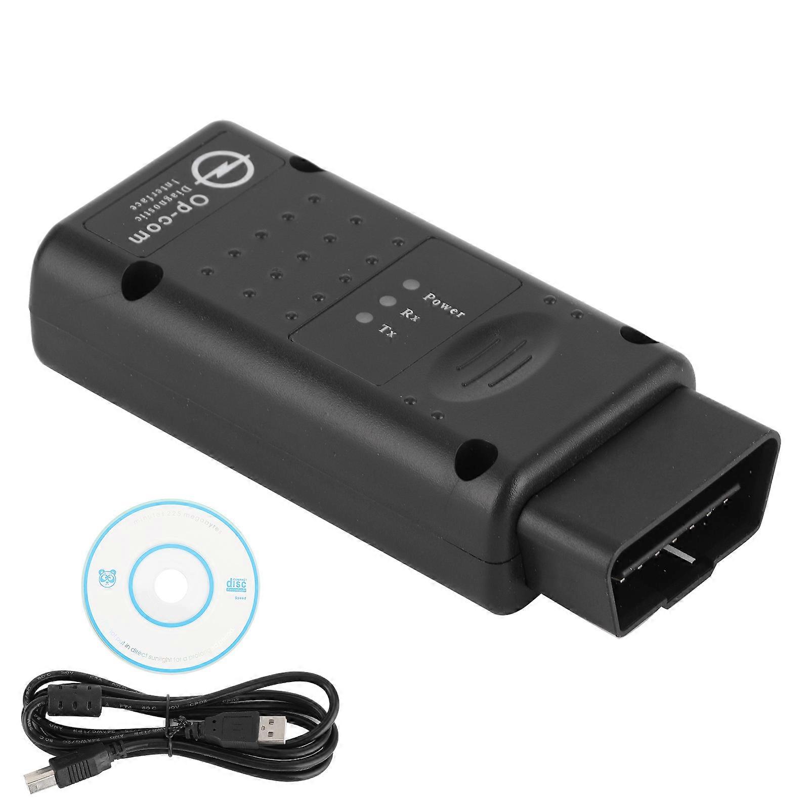 Fault codes reader for Opel with OBD2 scanner and FTDI chip