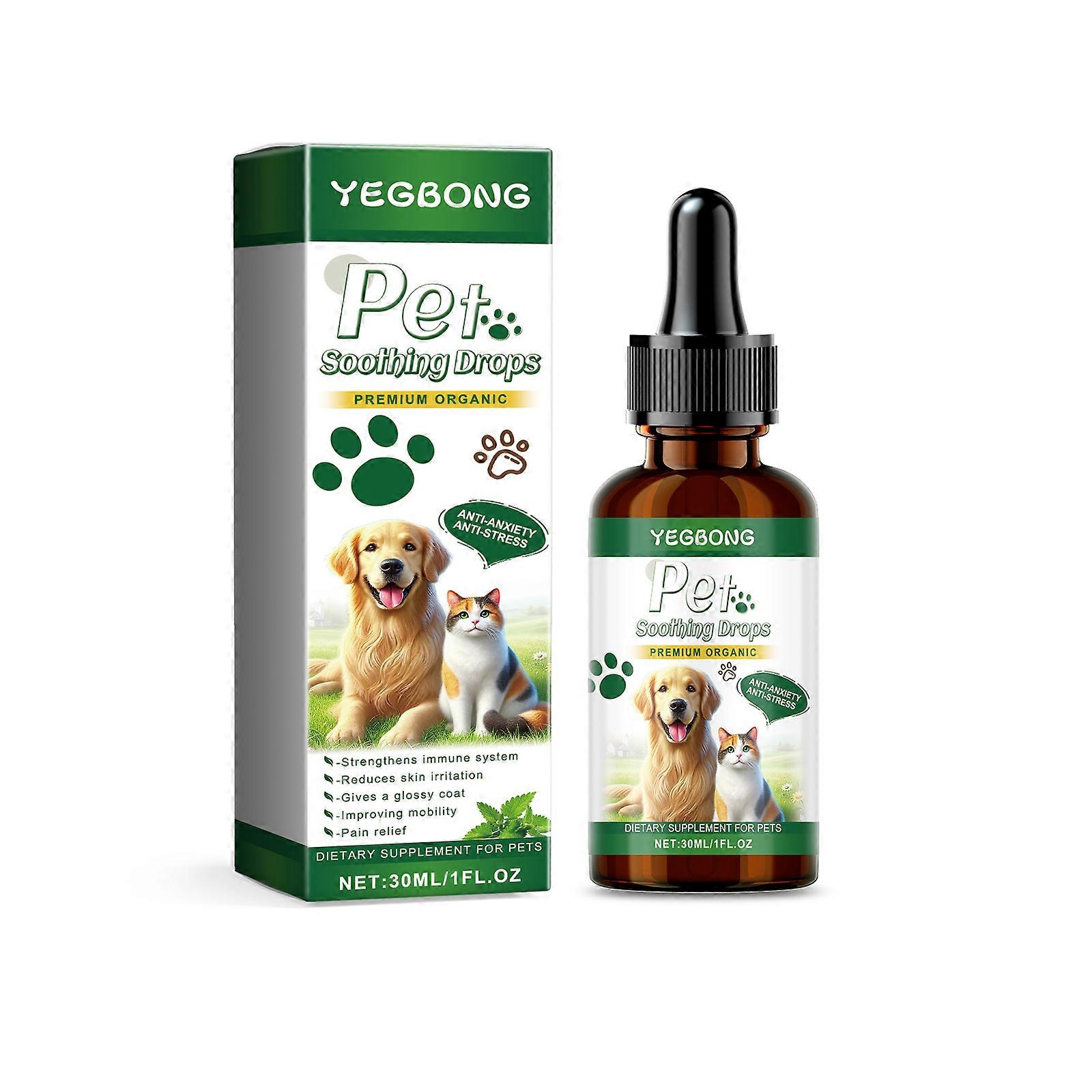 Pet Soothing Drops Contain Mint Extract And Ethanol