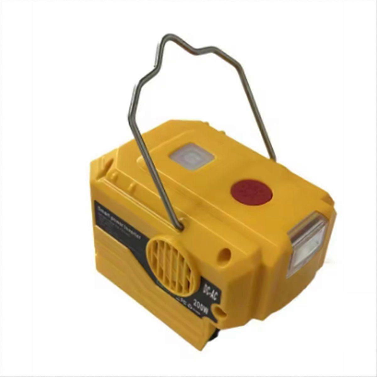 AC 220V Inverter Generator Power Inverter LED Camping Adapter Power Supply Tool for 18V Li-Ion Batt