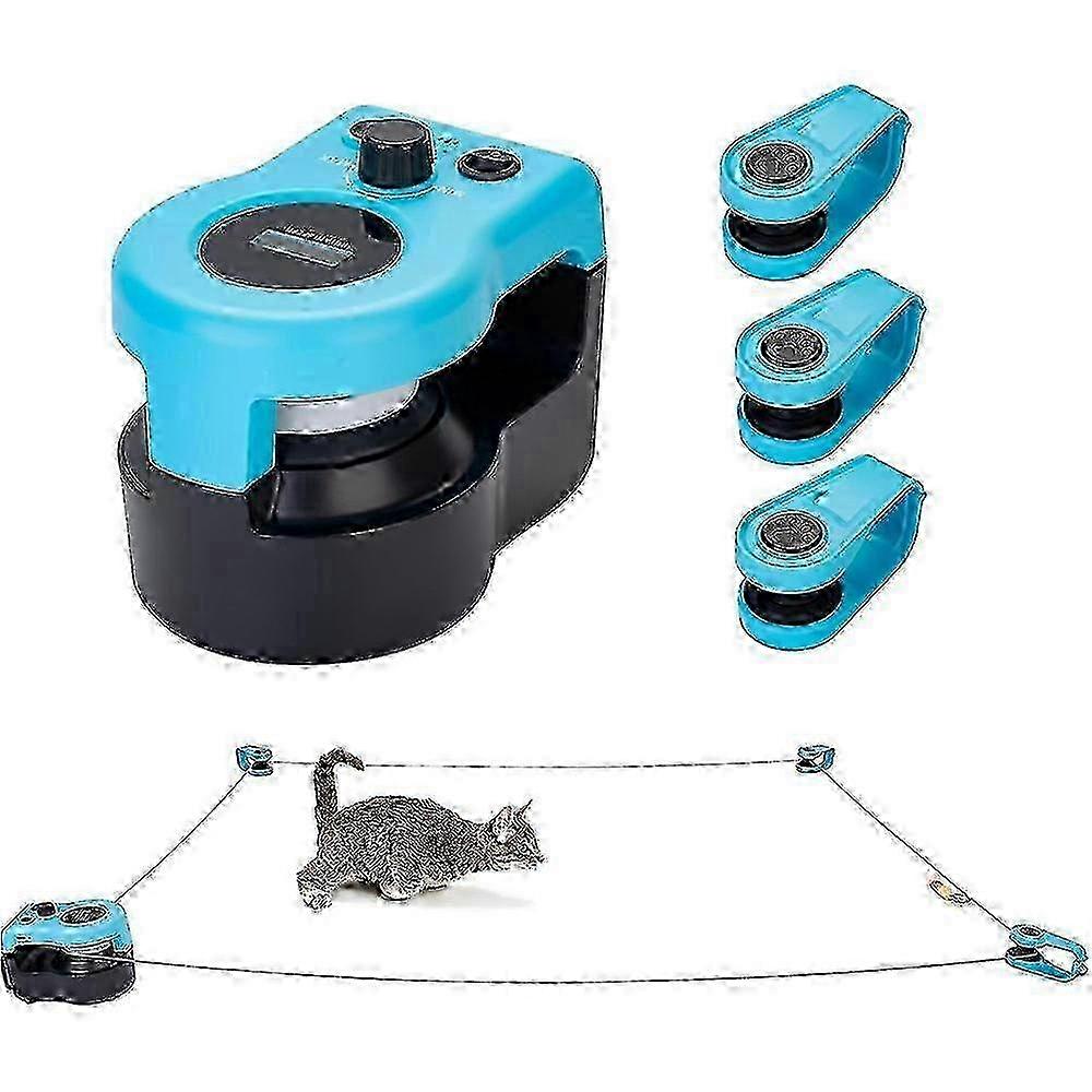 Automatic Rotating Cat Toy with Feather, Sound & Laser for Playful Exercise and Weight Management Solution