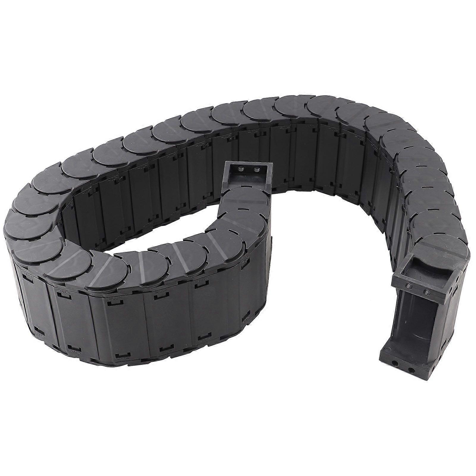 Kabel Drag Chain Low Noise Series Nylon Wire Carrier avtakbar montering 0.7 MeterD30 x 60