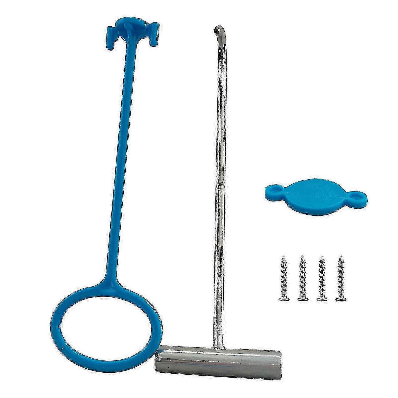 Universal Pool Skimmer Basket Handle Hook Replacement for Easy Cleaning
