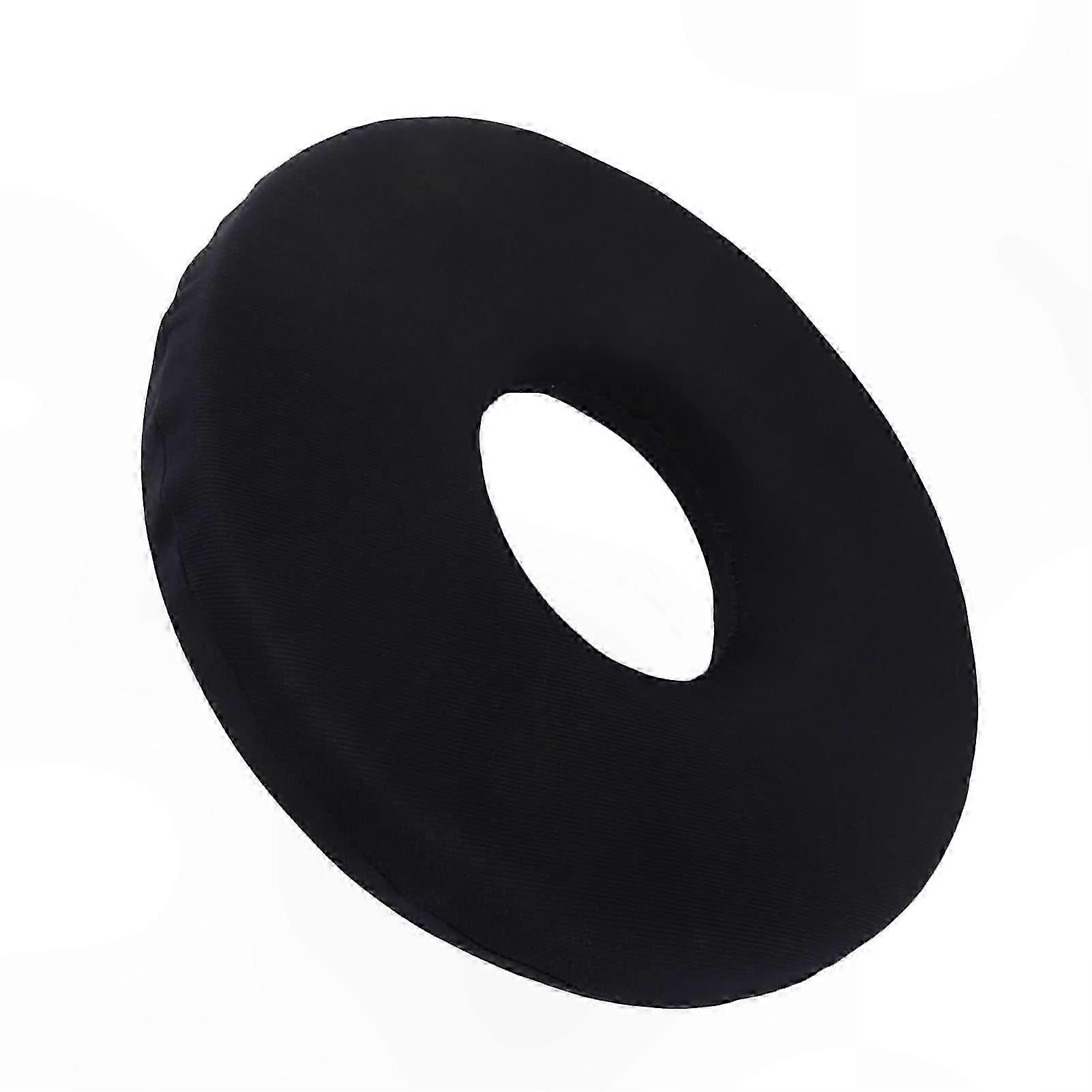 Round Memory Foam Cushion for Office Chairs, 18 Inch Donut Pillow for Comfort and Support