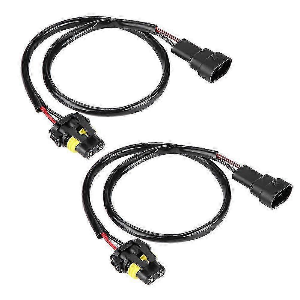 2pcs 9005 9006 Sockets Wire Harness Headlight Fog Light Conversion Adapter Cable for Certain Brands