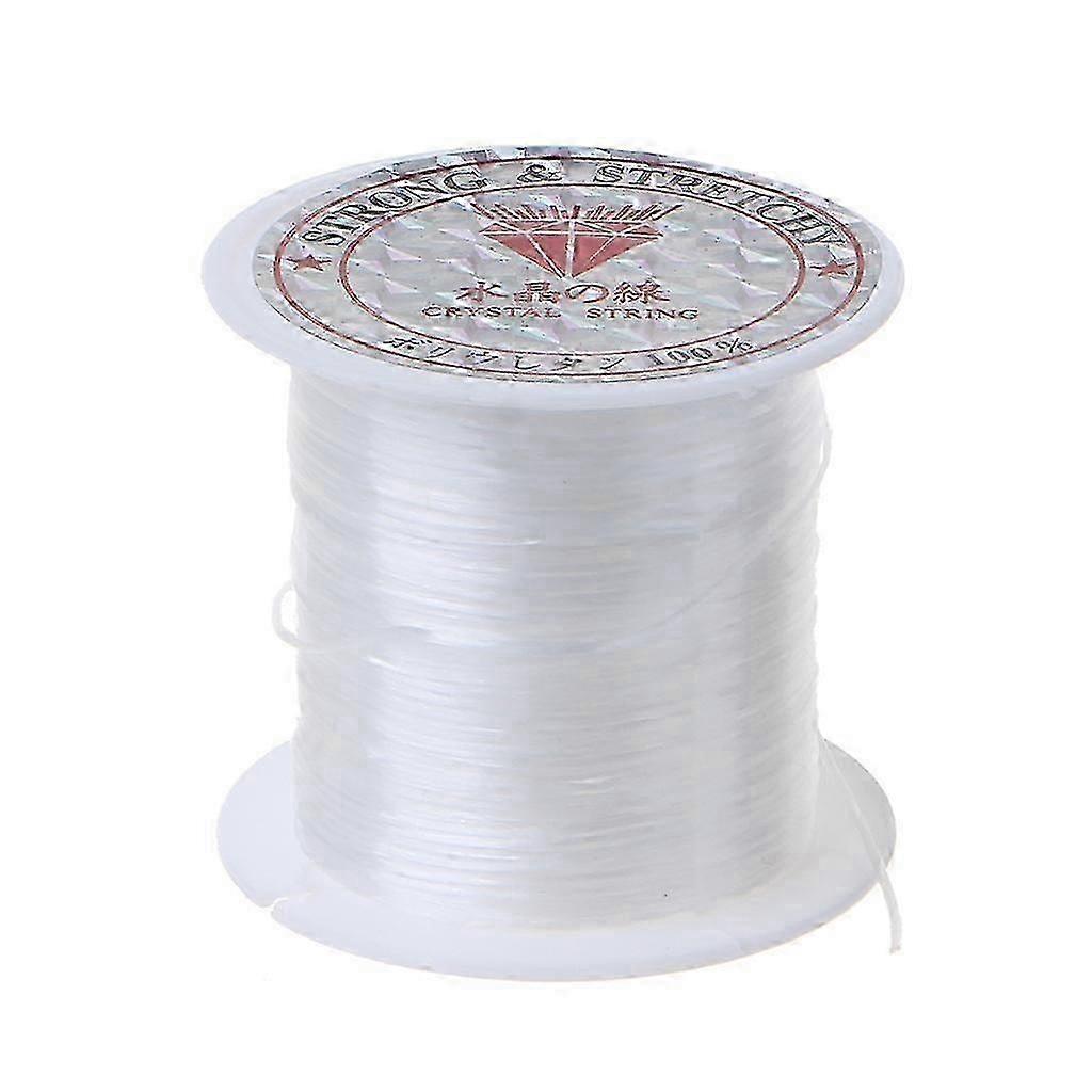Beadworking Cord Beading Thread Size D for Beads White Black Elastic Cord