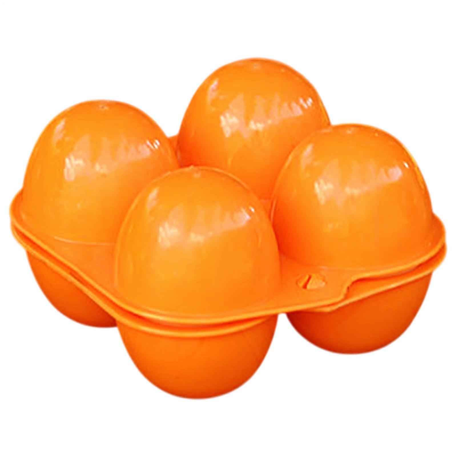Camping Egg Holder 4Square, Shockproof Egg Storage Container, Portable Tray For Kitchen Organization And Travel