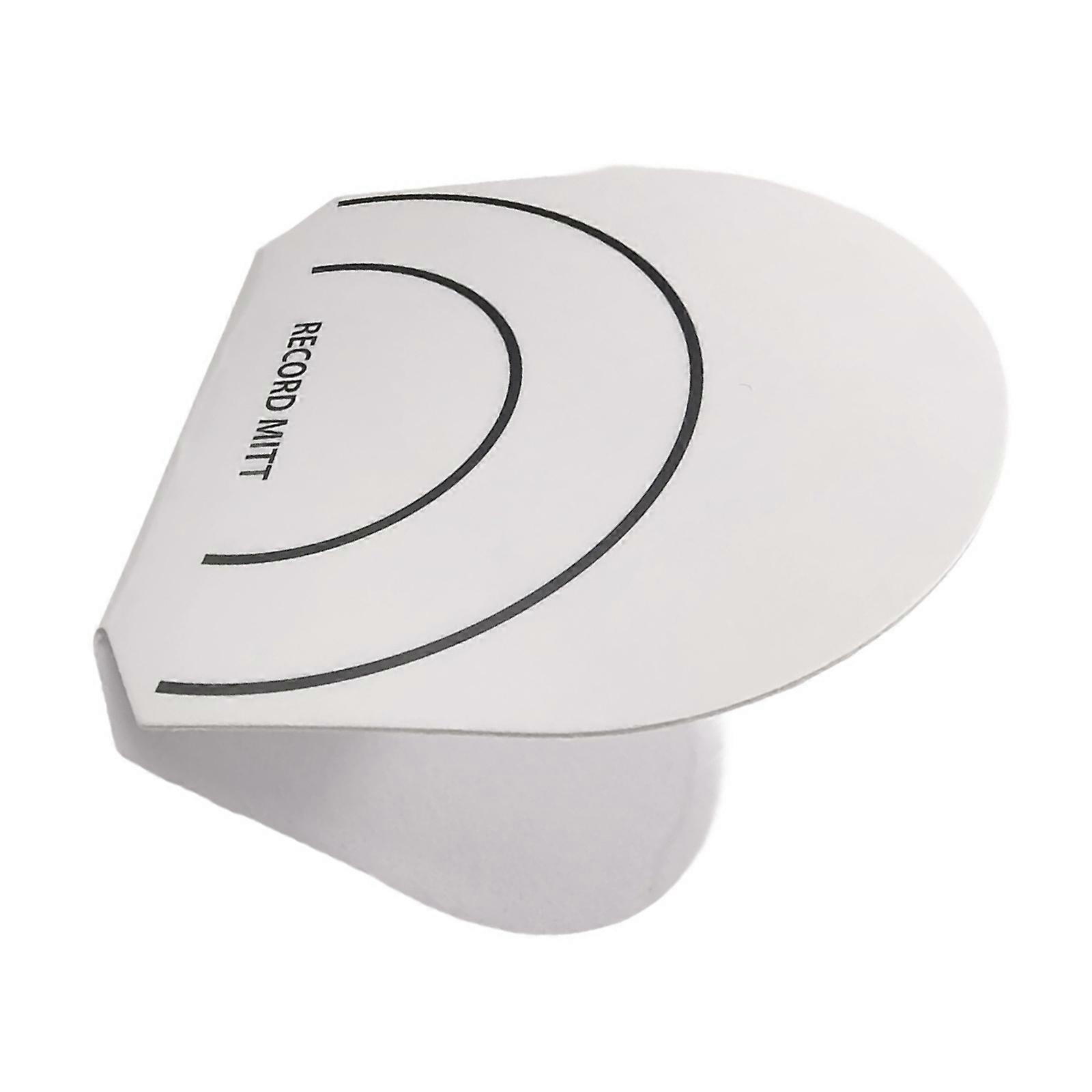 Sustainable Cloth Covered Record Protector Clip Handle For Effortless Access And Home Décor Compatibility  White