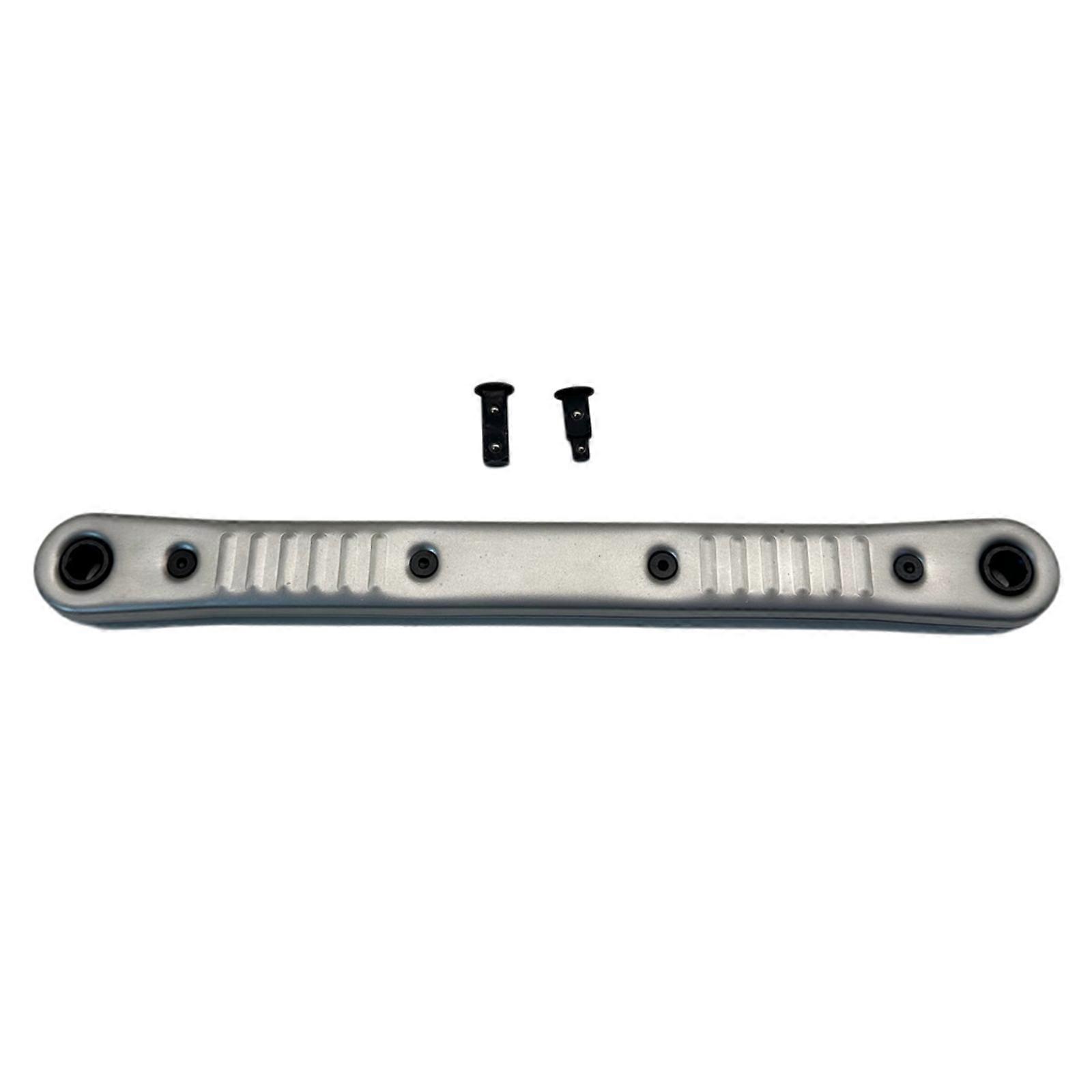 Heavy Duty Offset Extension Wrench With 1/4 Inch And 3/8 Inch Square Drive Adapters For Tight Space Profession Mechanics Multicolor