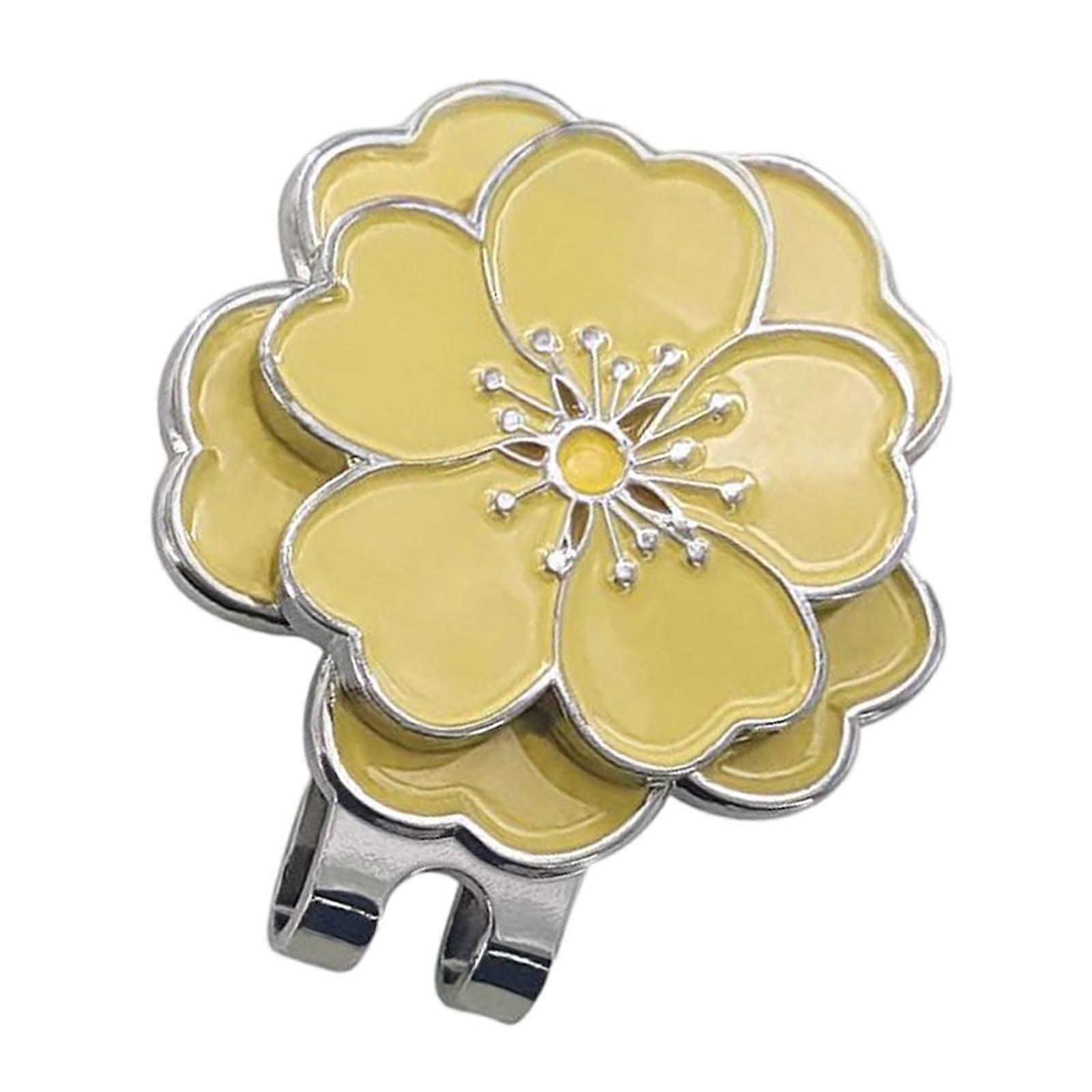 Permanent Metal Golfing Hat Clip Sphere Marker With Rustproof Plan For Easy Positioning On The Course Multicolor