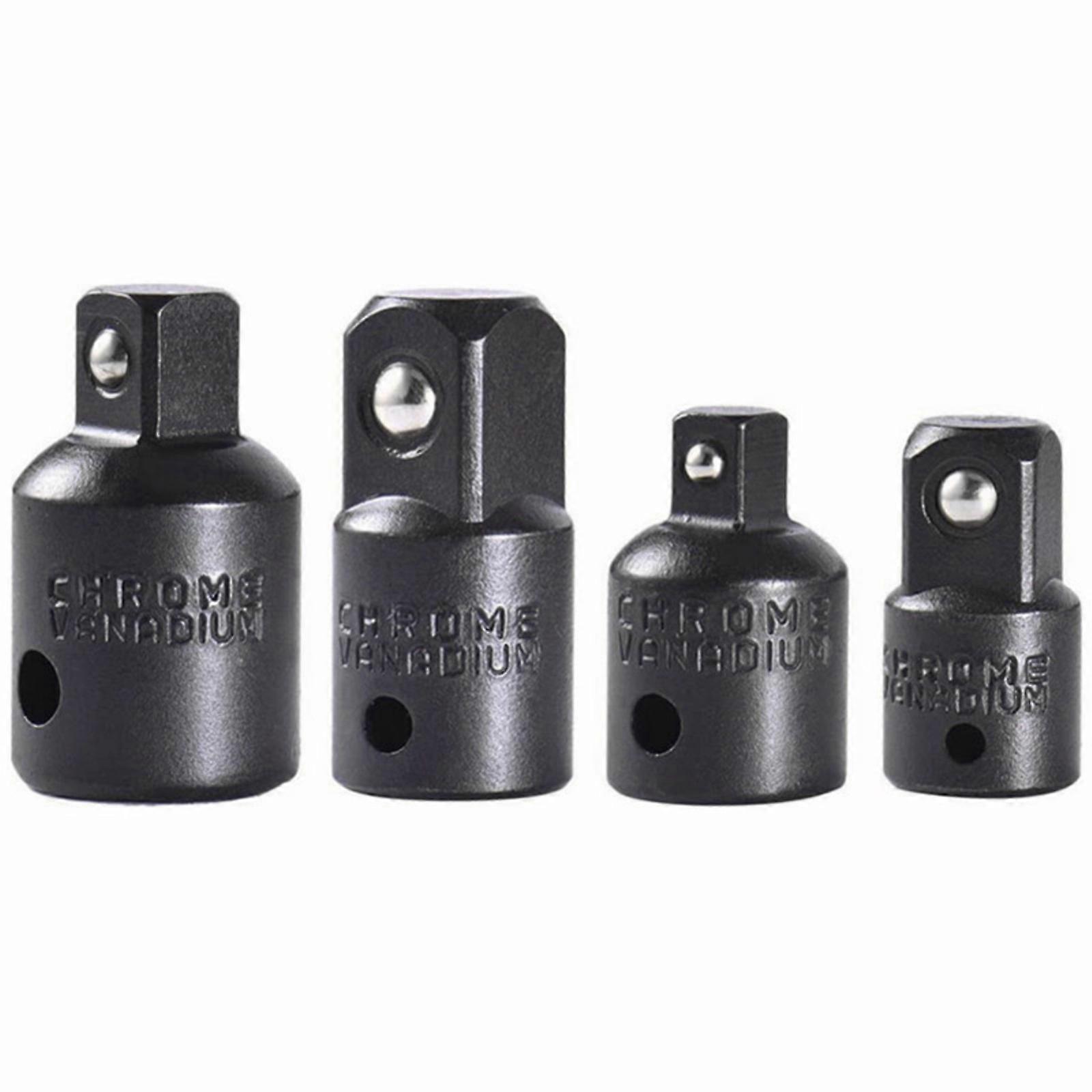 Multiple Size High Strength Black Alloy Reducers Socket Suitable For 1/4 3/8 1/2Inch Drive Mechanics And DIYer Repairs Multicolor