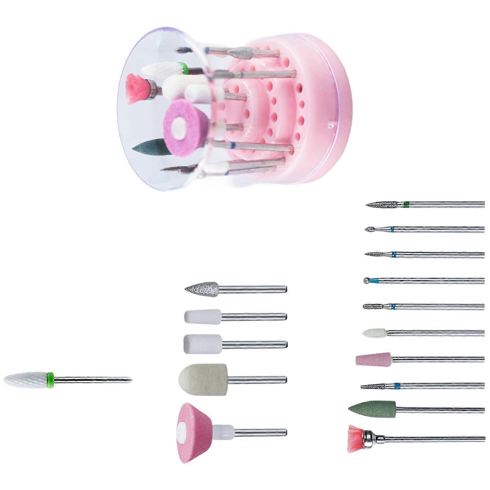 Nails Drill Bits  for Gels Nails Nails Art Tool Nails Cutter Bits Cuticle Remover Bits Nails Art Bits Multicolor