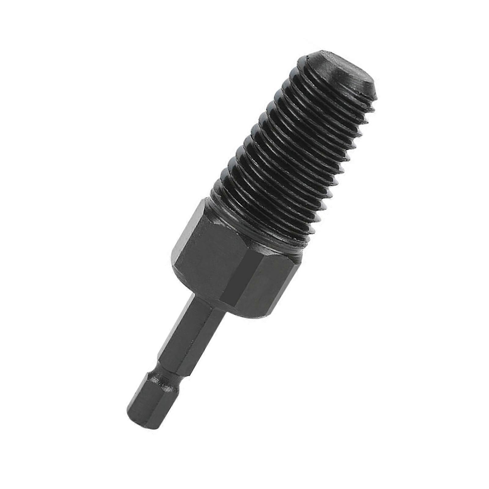 Screw Extractor Drill Bit Hexagonal Handle Broken Head Screw Extractor Power Tool Accessories Thread Extractor Multicolor