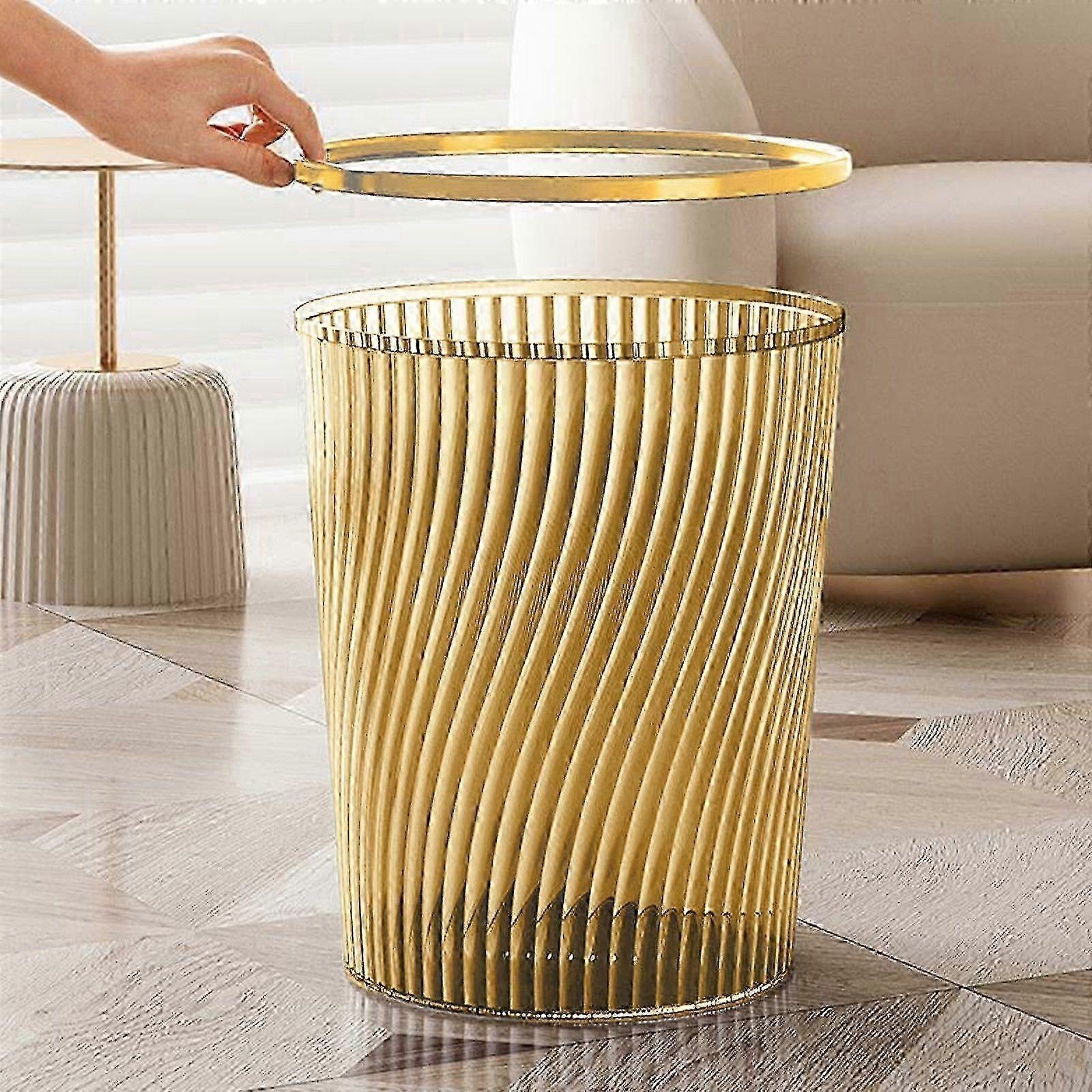 Vertical Light Translucent Large Capacity Trash Can Style Trash Can 15L