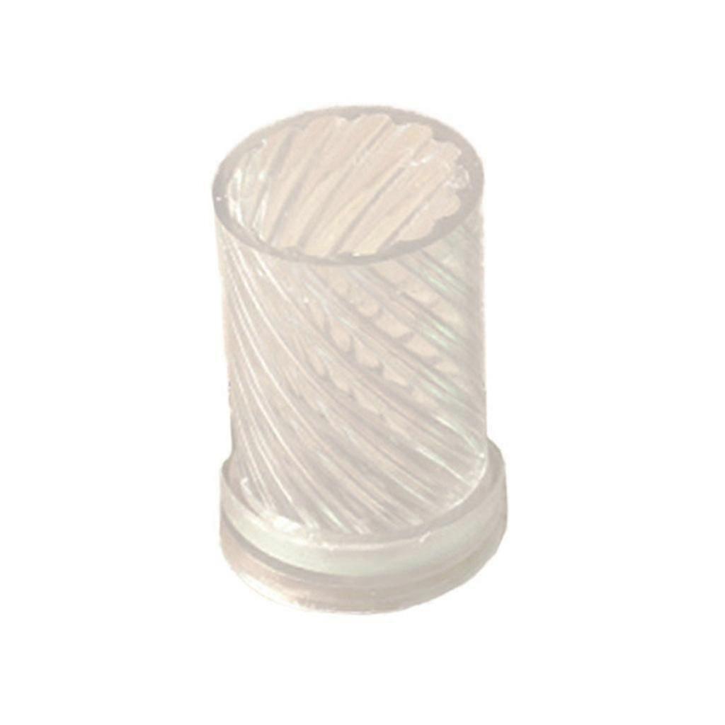 6 Sizes Durable Cylinder Candle Molds with Spiral Pattern for Festival