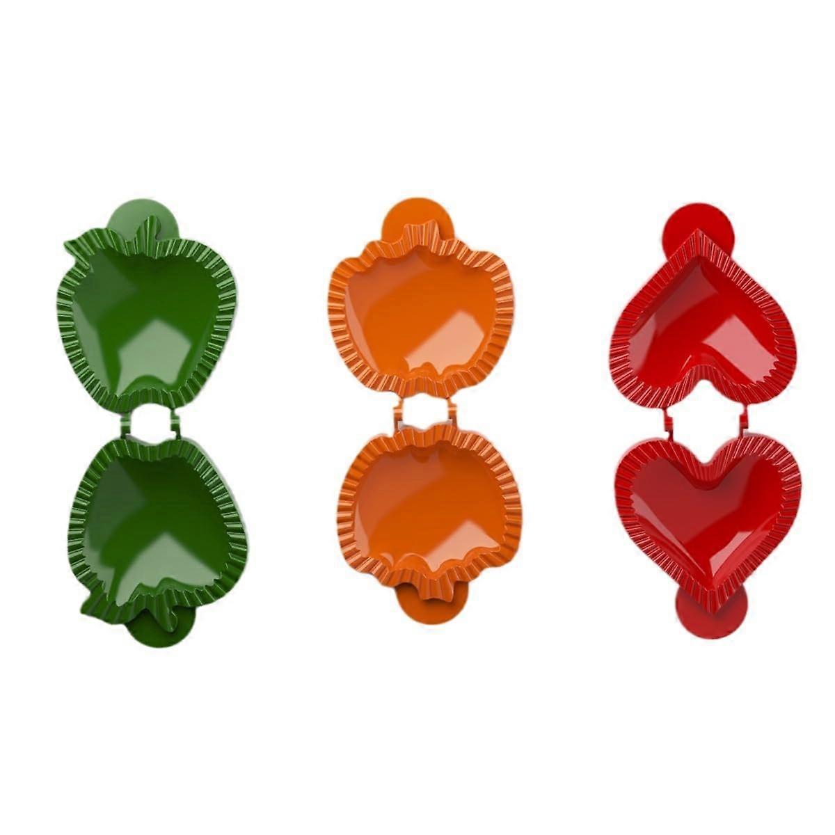 Pocket Pie Molds Set of 3 with Apple Pumpkin Acorn Shapes for Baking Mini Hand Pies