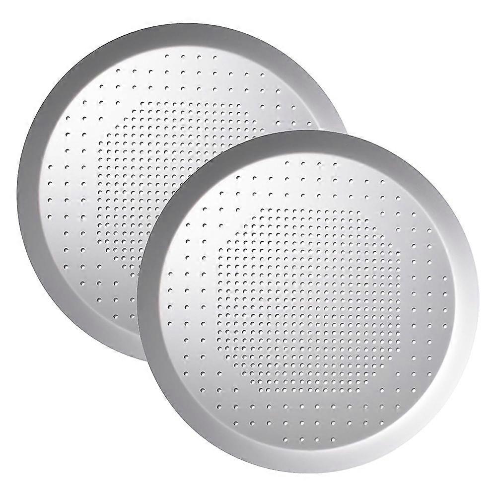 Set mit 2 runden Pizzablechen, Durchmesser 25,5 cm