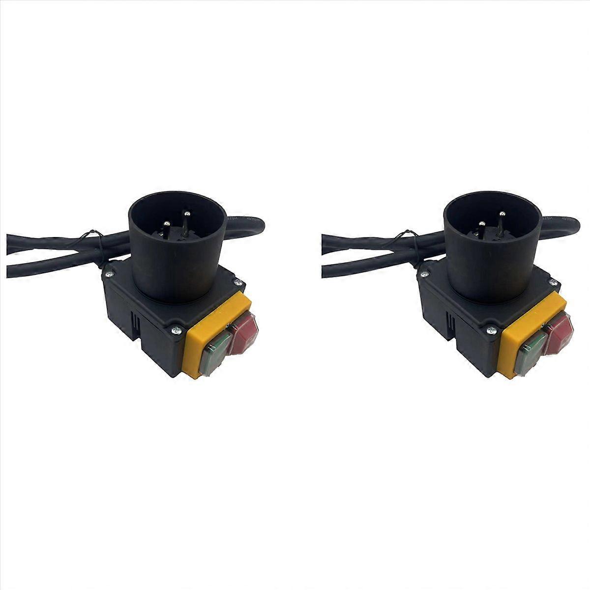 2X KOA7 250V 12A Wood Splitting Machine Electromagnetic Button Switch HCK3T Log Cutting Machine