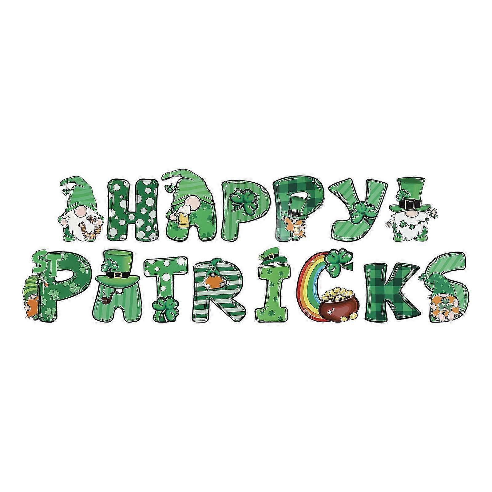 St. Patrick's Day Pulling Flag St. Patrick's Day Flag St. Patrick's Day Banner