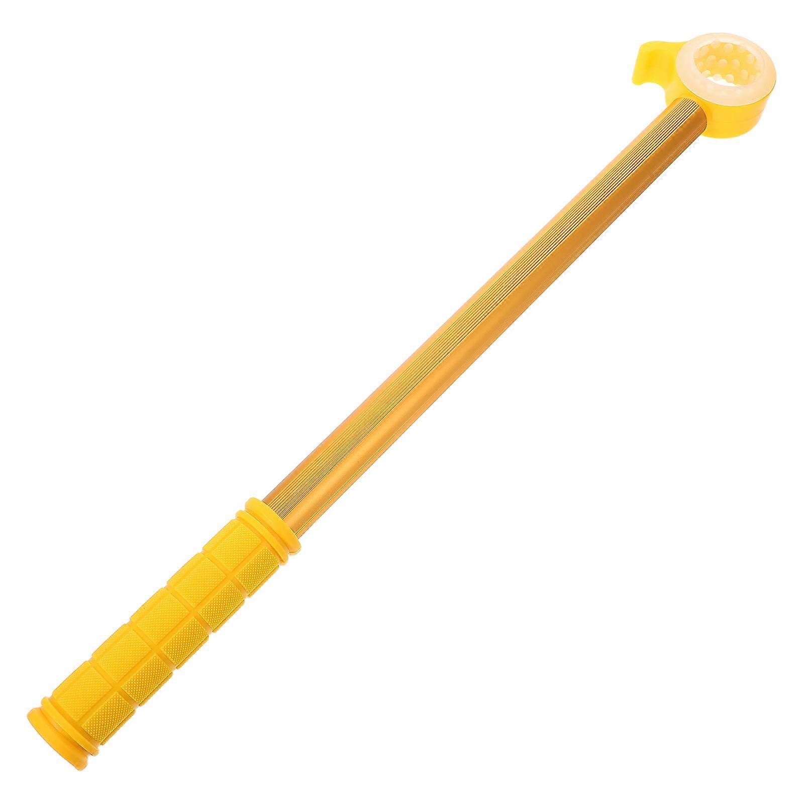 Window Opening Rod Blinds Wand Replacement With Hook And Handle For School Use Yellow 18.1×2.6×0.9in Dual Control 1Pack