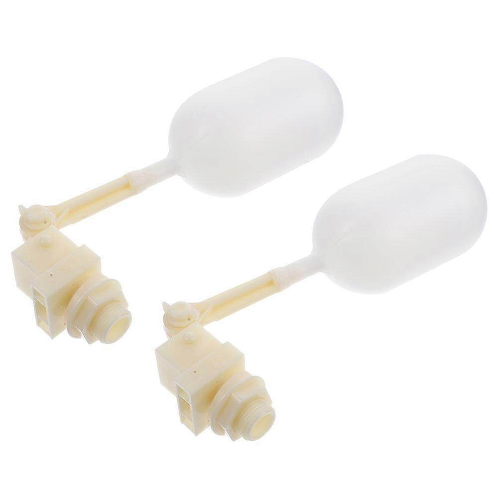 Water Level Control Valve Plastic Float Valve 2Pcs for Livestock Tanks