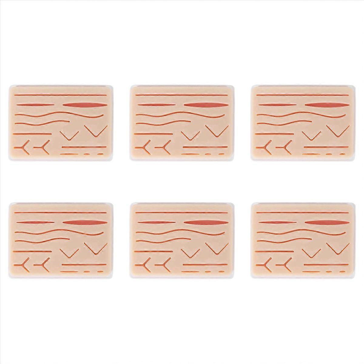 Upgraded Large 3-Layer Suture Pad with Wounds for Practicing Suturing