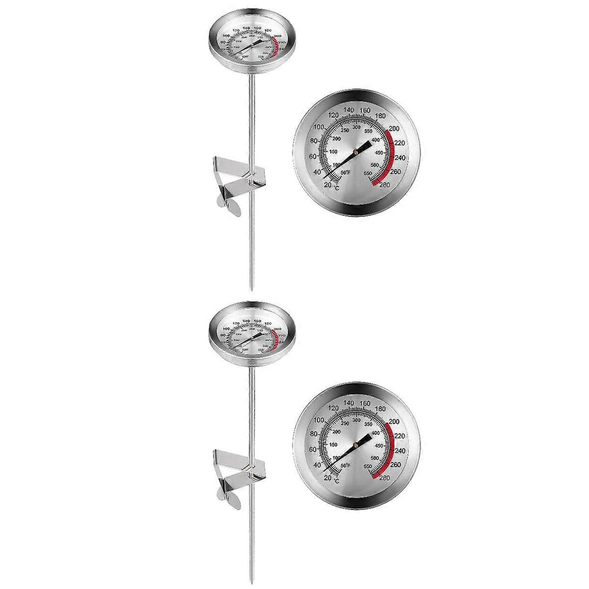 2 Pcs Deep-Fried Pot Thermometer Termometrs for Home Termometrodigital Corporal