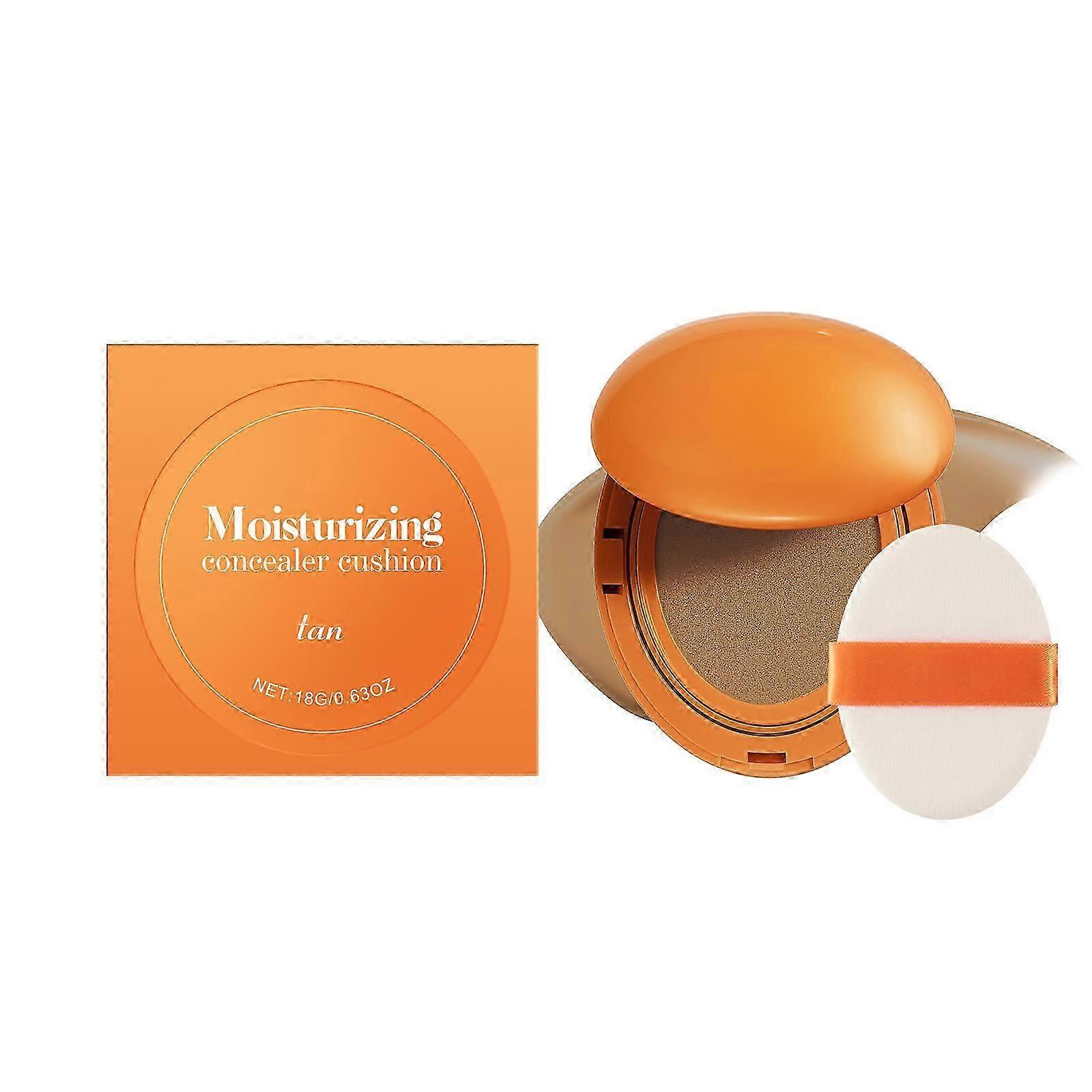 Amz Brown Moisturizing Concealer Cushion Is Natural, Long-Lasting, Light And Snug, Enhancing Skin Tone, Hydrating And Moisturizing Matte Cushion