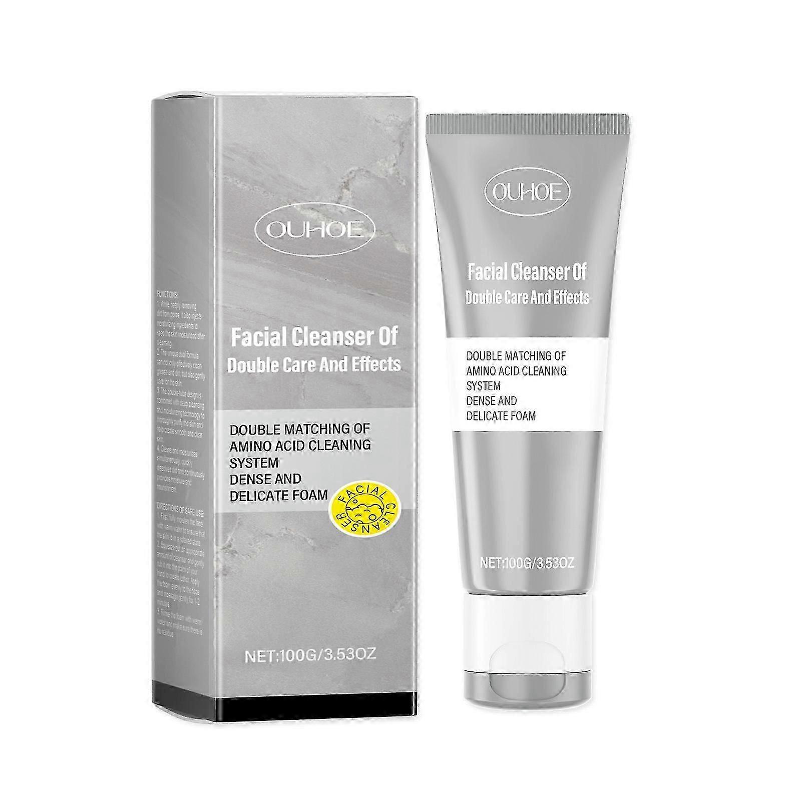 Dual Cleansing Moisturizer  Gentle Facial Cleanser for Refreshing  Hydrating Skin, 100g