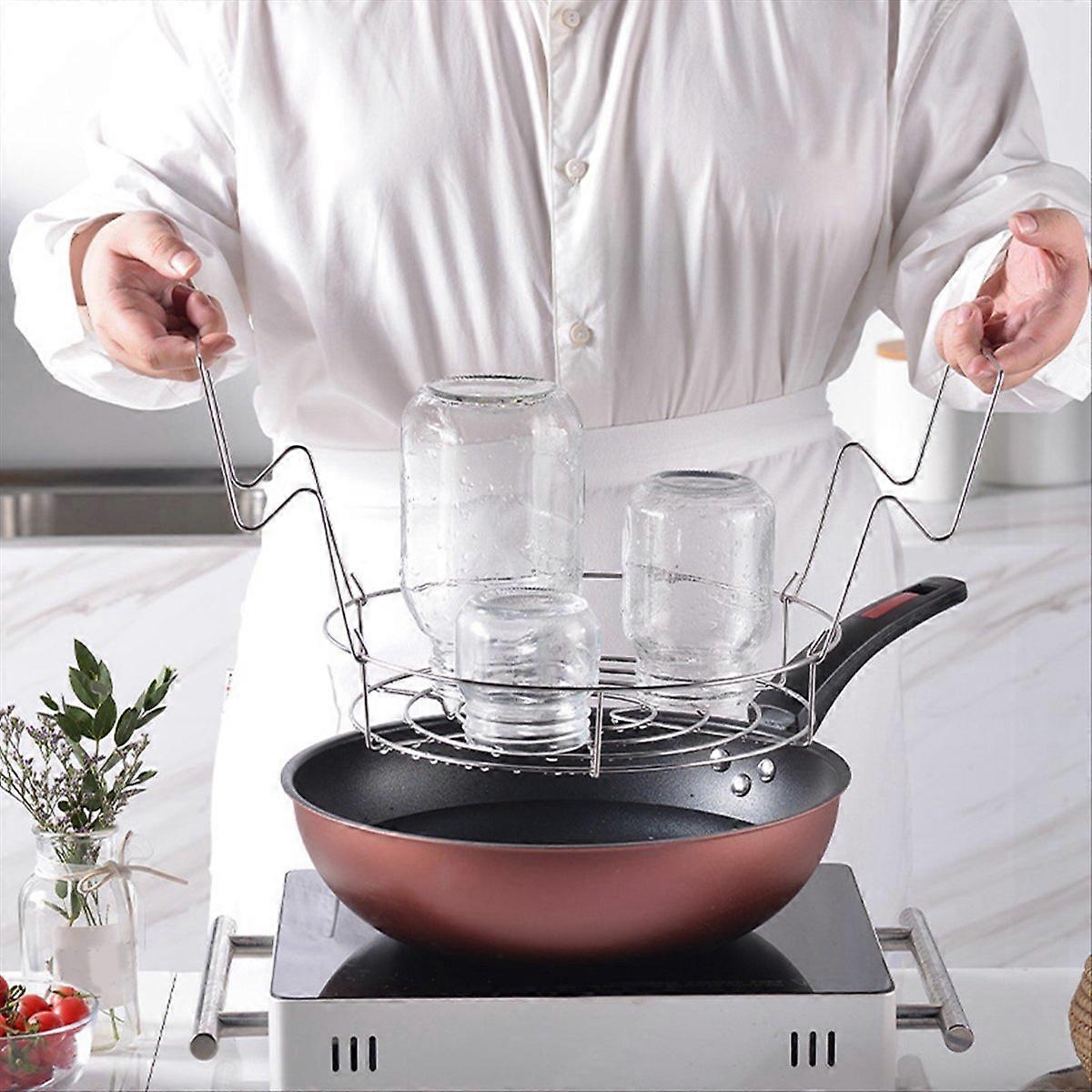 7Pcs Set Canning Tool Set,Pressure Canners for Canning,Red