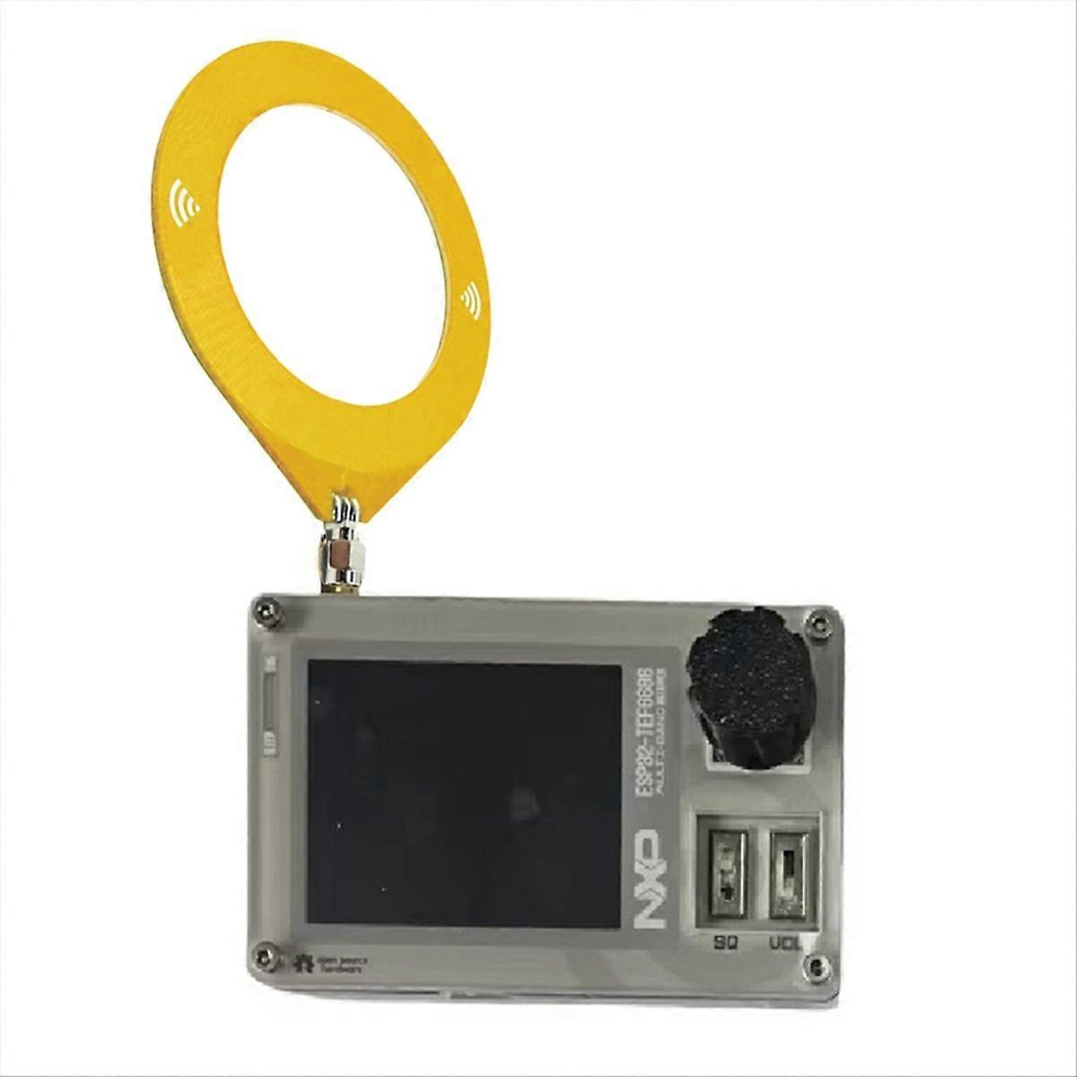 Mini receptor de rádio TEF6686 ESP32 de banda completa com tela de 2,0 polegadas,
