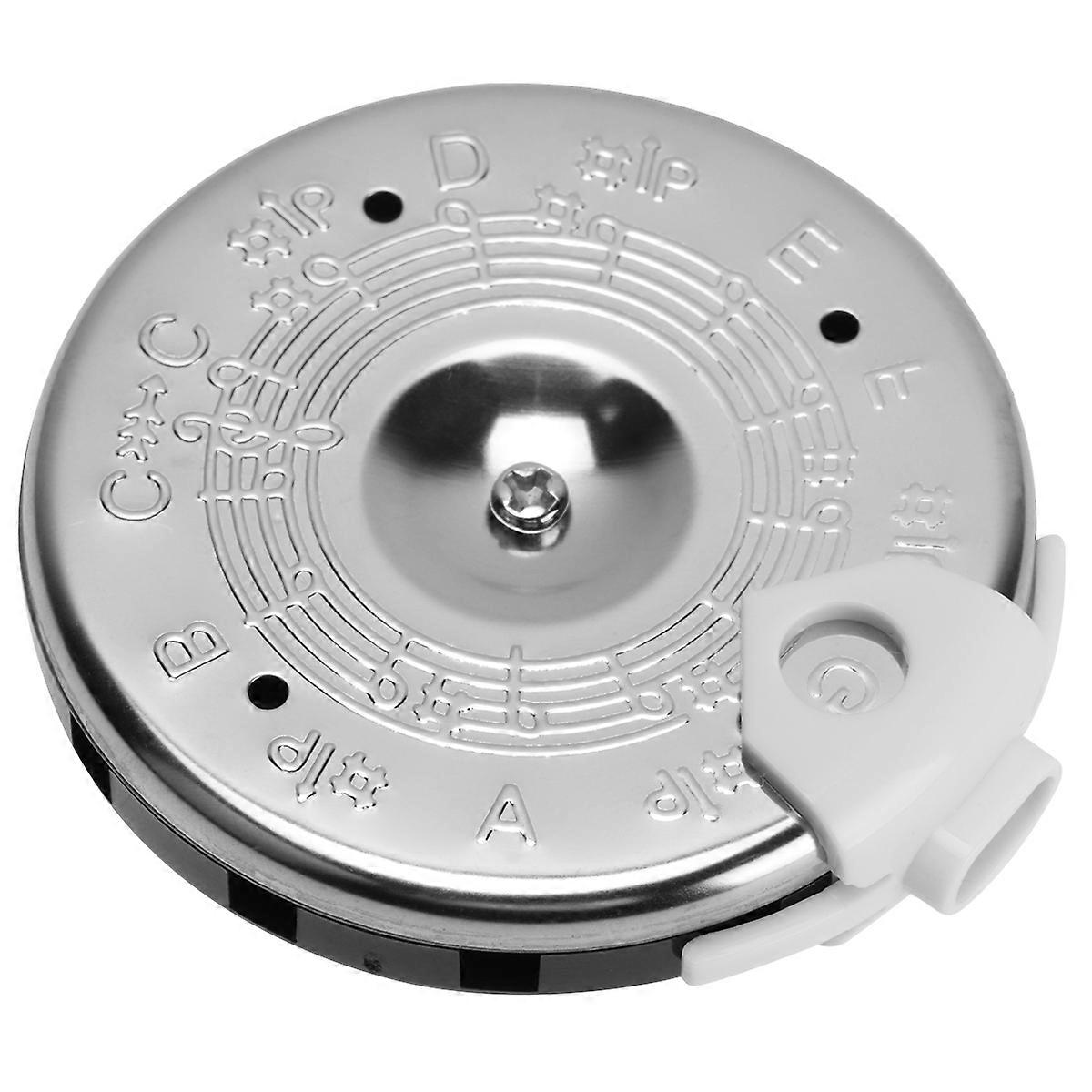 13 Tone Note Key Chromatic 13 Τρύπες C-C Pitch Pipe Κιθάρα Tuner Tuning Βιολί Μπάσο (Ασημί)