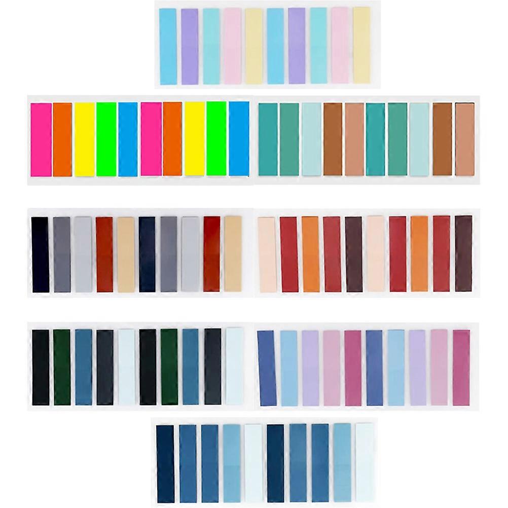 8 Books of Portable Sticky Tabs Multi Function Sticky Flags for Household and Book Use