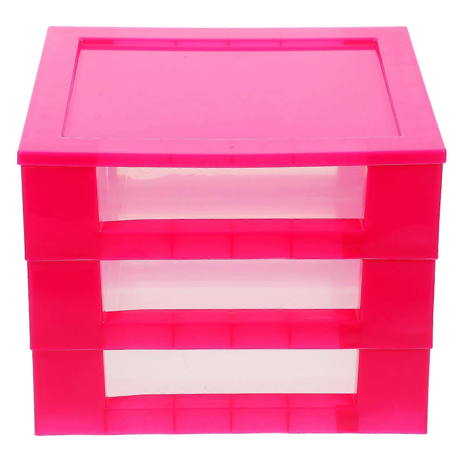 Desktop Drawer Organizer Storage Box For Cosmetics Container Lightweight Portable Design 1Pack