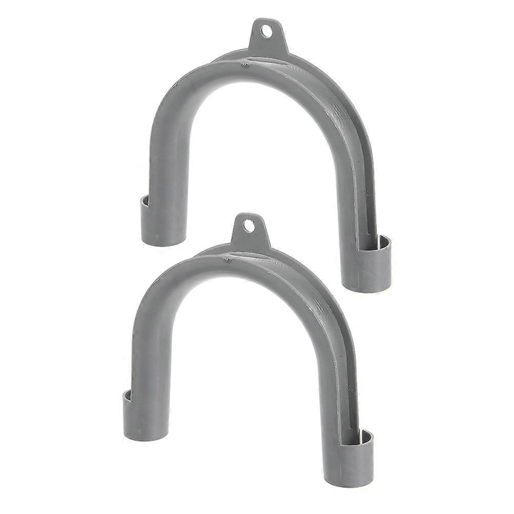 Washing Machine Drain Hose Holder U-Shaped Hook for Preventing Pipe Deformation 2Pcs