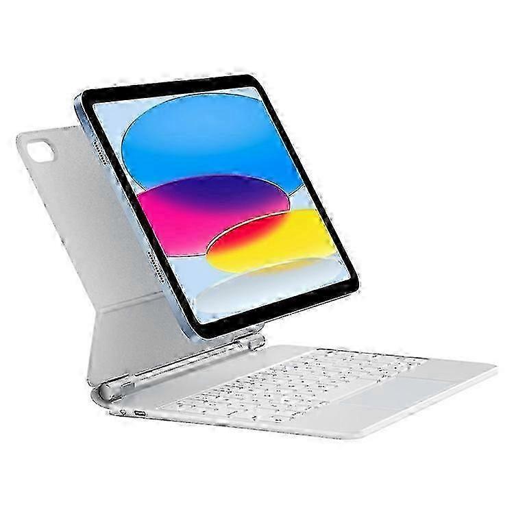 Para iPad 10.9 Polegadas Modelo 2022 Capa de Couro Magnética Com Teclado Bluetooth E Touchpad Capa Protetora Com Suporte