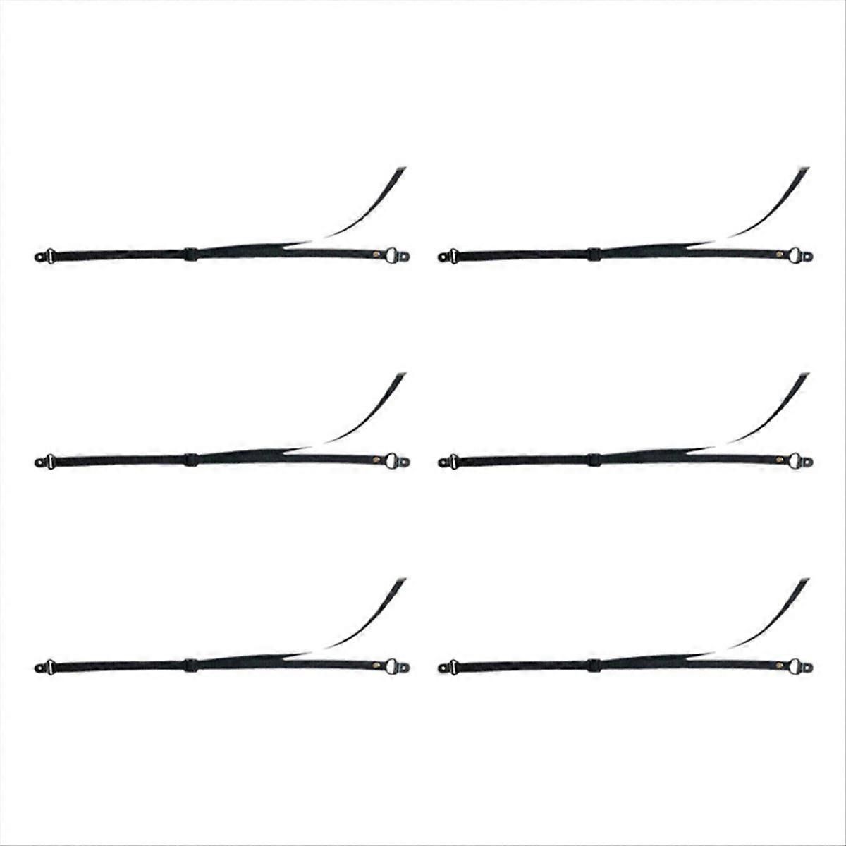 6 Pack Adjustable TV Safety Straps, No-Drill Adhesive Anti-Tip