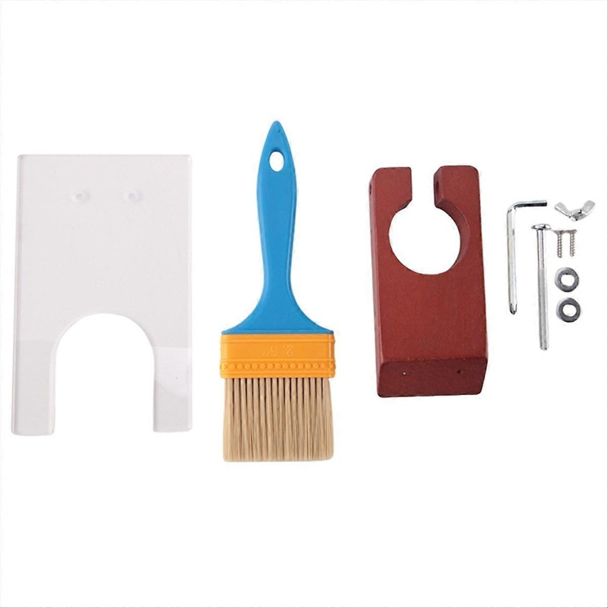 Shearing Guide for Carpet Trimmer with Brush Rug Tufting Holder Base