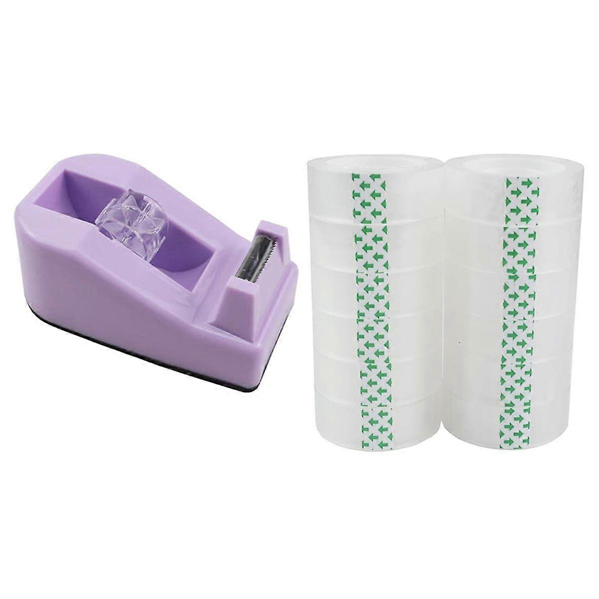 Desktop Tape Dispenser with 16Rolls Transparent Tape
