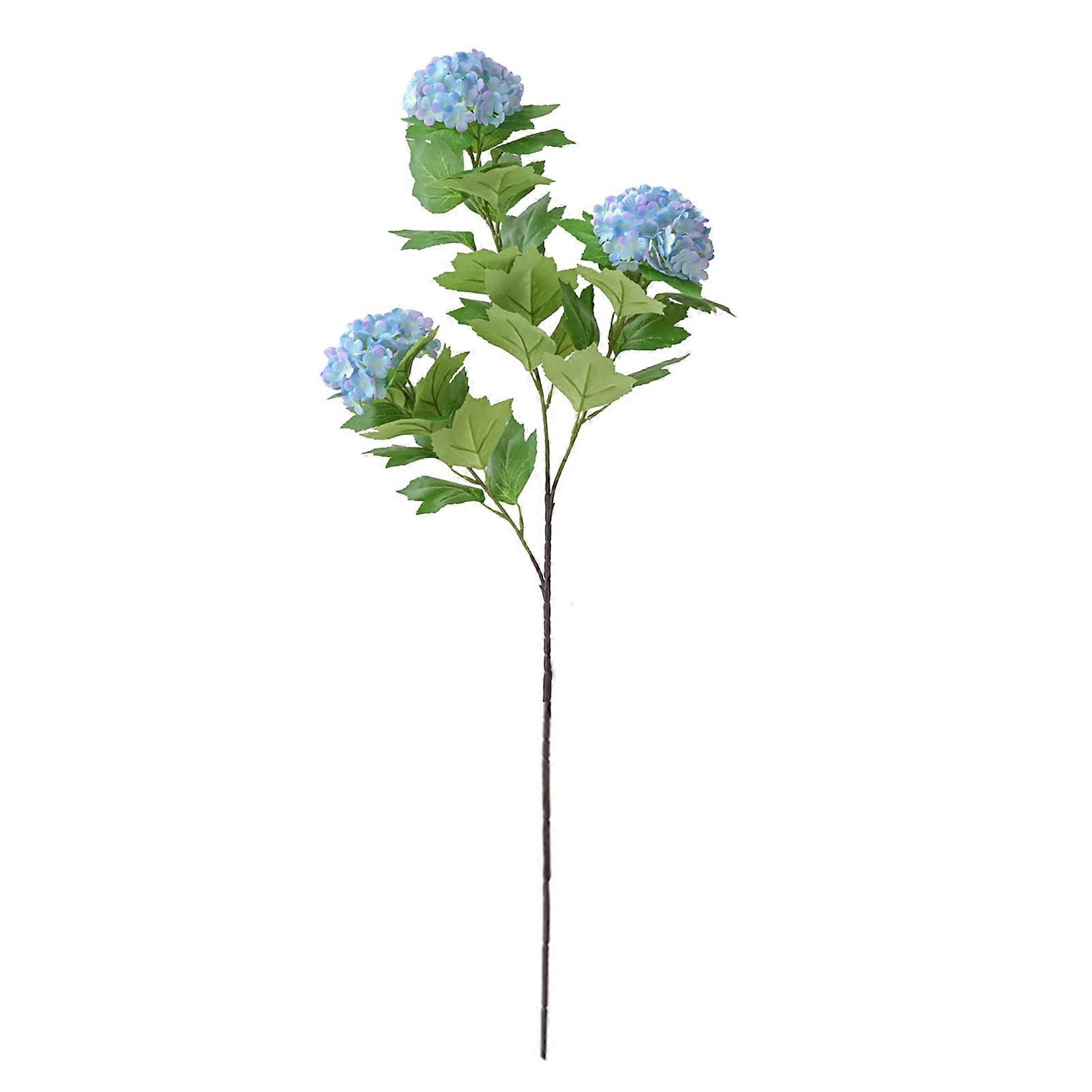 Faux Hydrangea with Bendable Stem and Realistic Simulated Design for Weddings