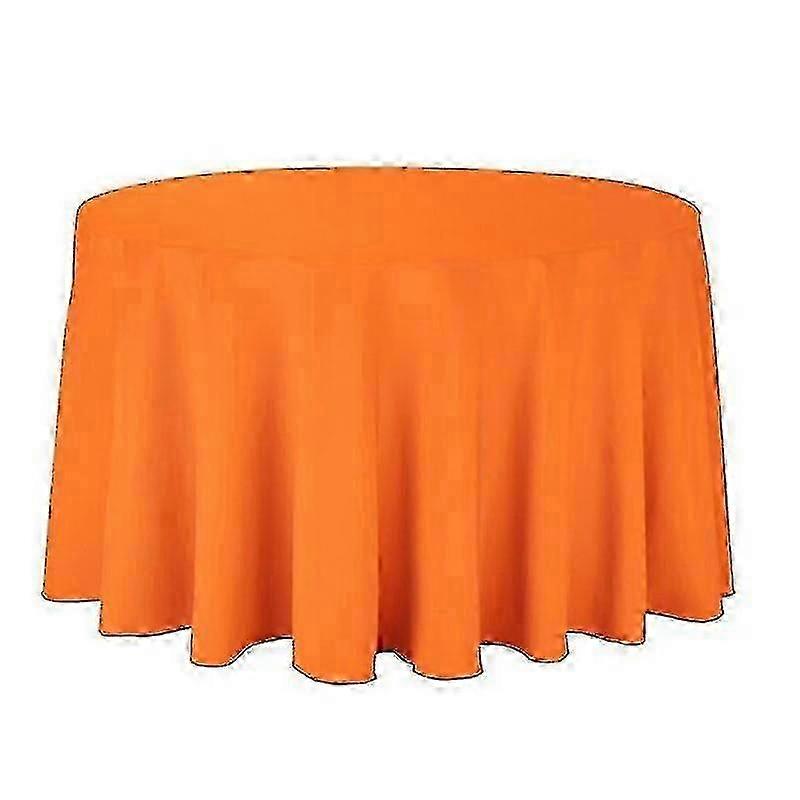 Black Polyester Round Tablecloth for Wedding Table Setting