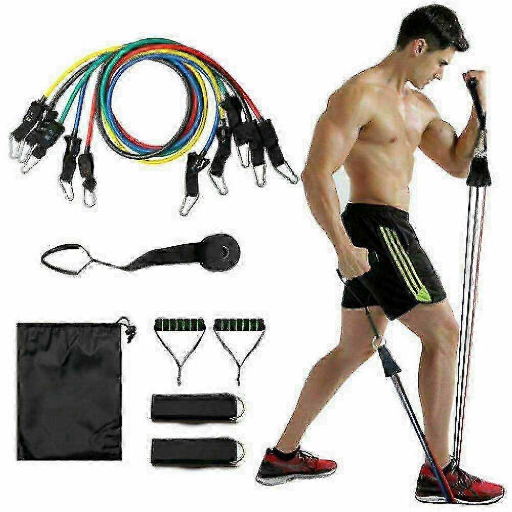 25-26 11pcs Set Resistance Exercise Bands