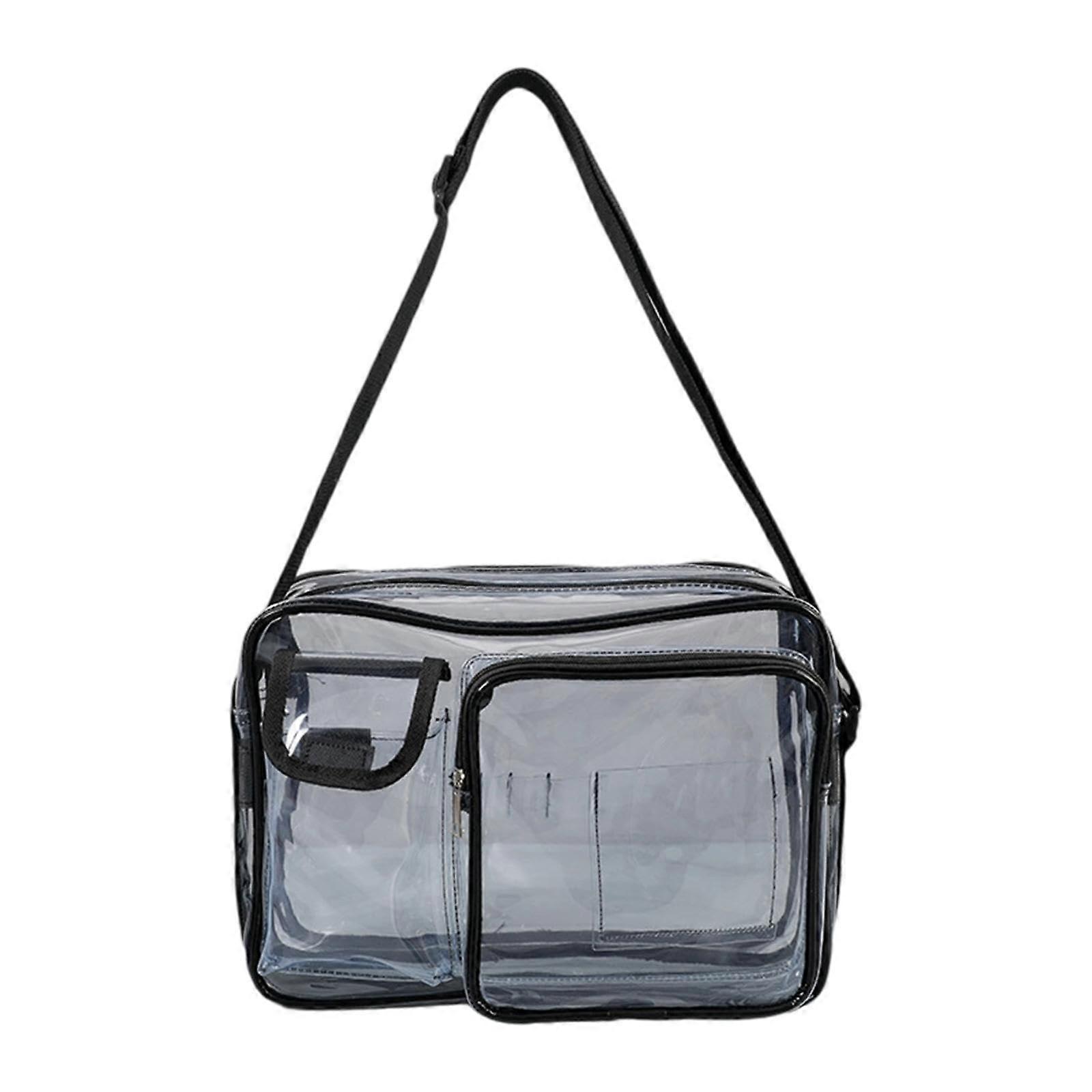 Clear PVC Tool Bag with Adjustable Strap, Antistatic Lining, Dustproof for Cleanroom Engineers