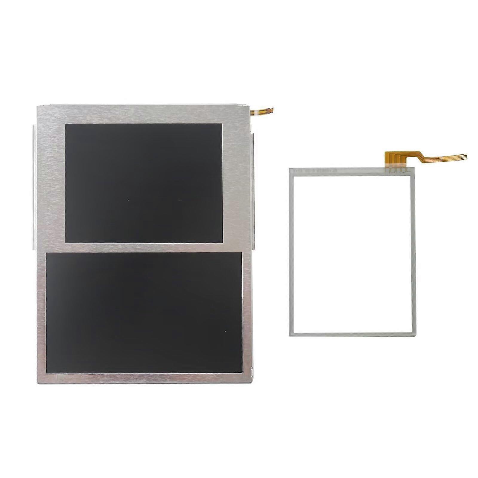 LCD Screen Replacement Kit with  and Bottom Display and Responsive Touch Digitizer for Nintendo 2DS