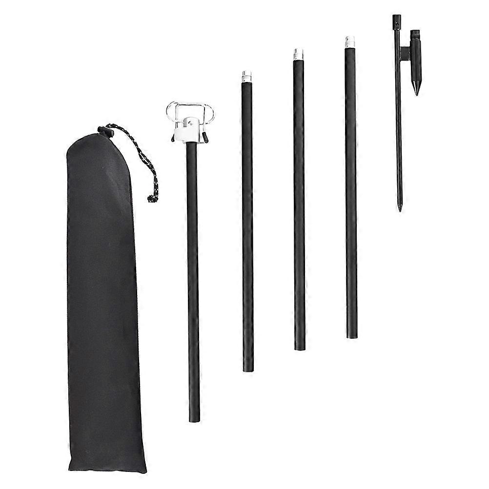 Outdoor Light Rack Portable Adjustable Lamp Holder for 2Sets Camping