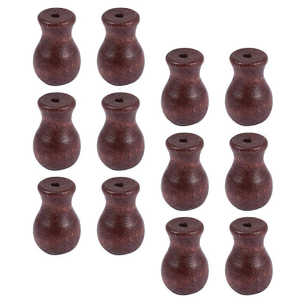 Curtain Wood Cord Pulls for Blind Decoration with 24Pcs Wooden Knobs