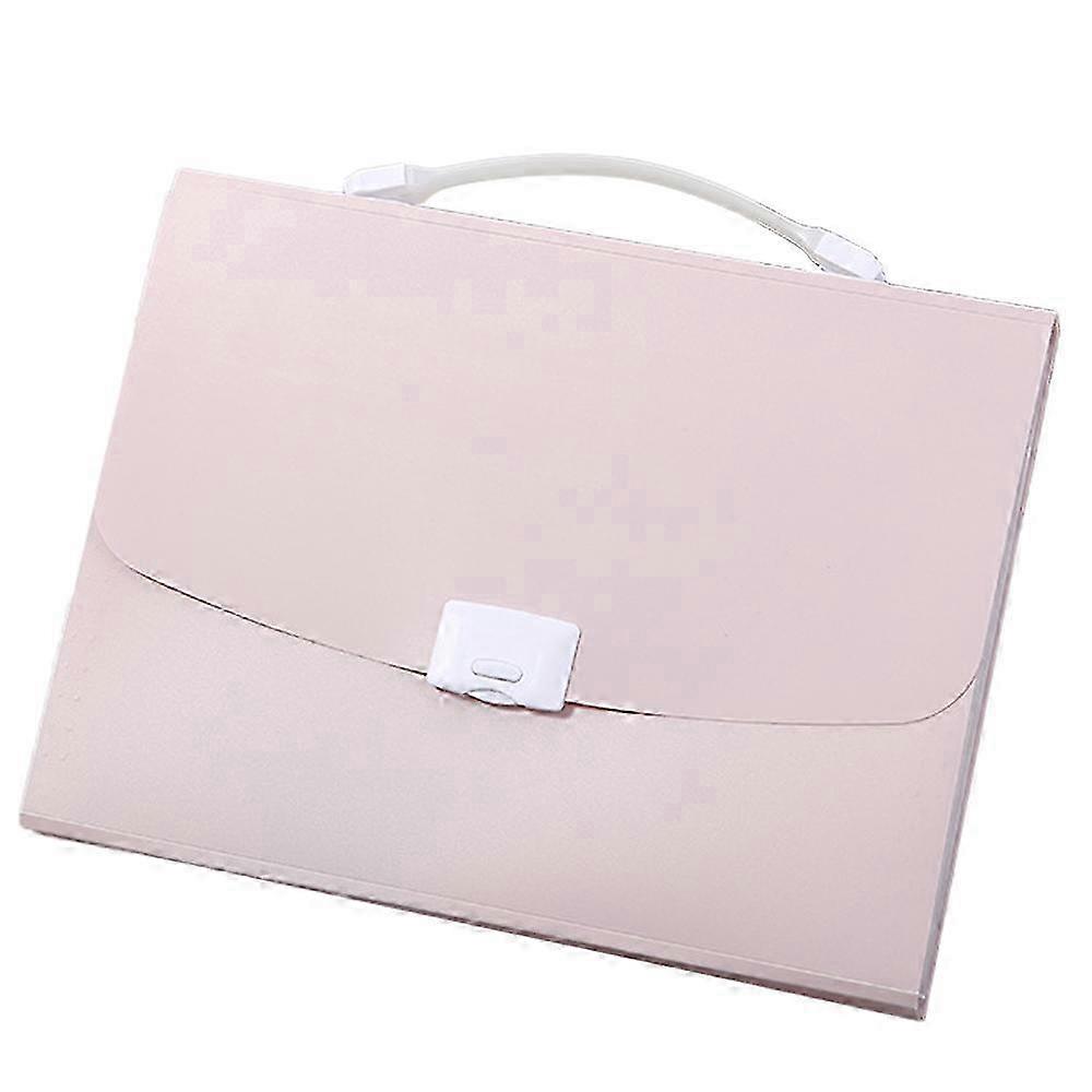 2026 Retractable Handle Document Organizer, Diagonal Surface Pattern Increases Grip &amp; Slip Resistance, Document Organizer with Durable Plastic Buc