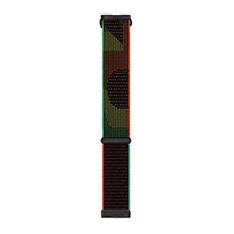 Für Fitbit Versa 3 / Sense Sport Loop Nylon Uhrenarmband Verstellbares geflochtenes Armband Armband Ersatz